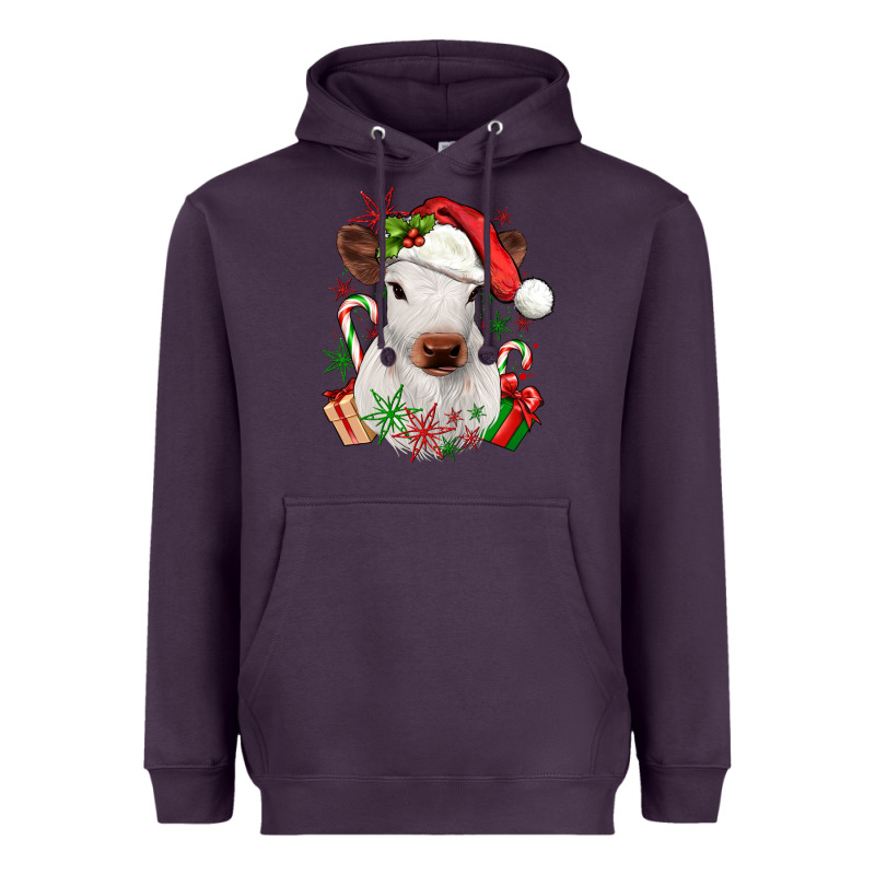 Christmas Heifer Heavyweight Hoodie by JahusDesignShop | Teevron