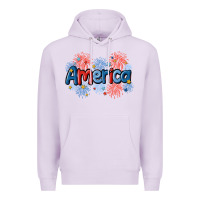 Lilac America Premium Hoodie - MaliasSmallBusiness