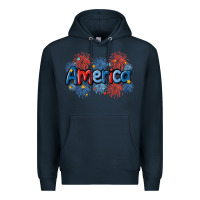 Navy America Premium Hoodie - MaliasSmallBusiness