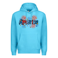 Ocean Blue America Premium Hoodie - MaliasSmallBusiness