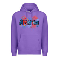 Purple America Premium Hoodie - MaliasSmallBusiness
