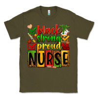 Army Green black strong proud nurse Classic Tee - Zillion Design Studio