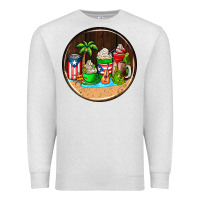 Oatmeal Heather puerto rico coasters Premium Sweatshirt - AdoDesignShop