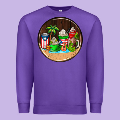 Puerto Rico Coasters Premium Sweatshirt Designed By Adodesignshop