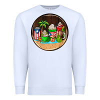 White puerto rico coasters Premium Sweatshirt - AdoDesignShop
