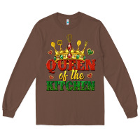Chestnut queen of the kitchen Long Sleeve Tee - texasbilliewilder