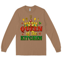 Toasted Coconut queen of the kitchen Long Sleeve Tee - texasbilliewilder