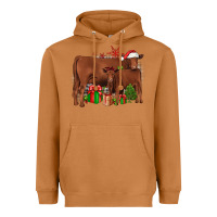 Meerkat Christmas Gelbvieh Heavyweight Hoodie - JahusDesignShop