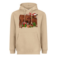 Mushroom Christmas Gelbvieh Heavyweight Hoodie - JahusDesignShop