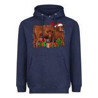 Christmas Gelbvieh Heavyweight Hoodie | Teevron