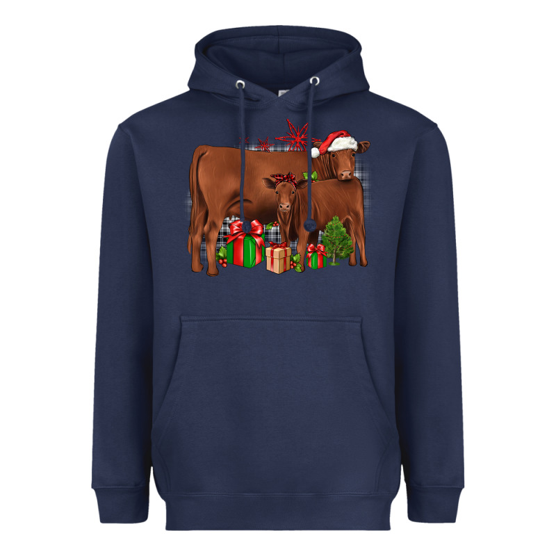 Christmas Gelbvieh Heavyweight Hoodie by JahusDesignShop | Teevron