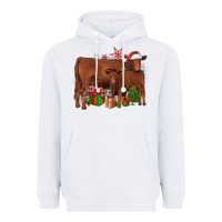 White Christmas Gelbvieh Heavyweight Hoodie - JahusDesignShop