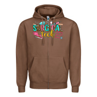 Chestnut surgical tech Zipper Hoodie - Zillion Design Studio