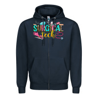 Navy surgical tech Zipper Hoodie - Zillion Design Studio