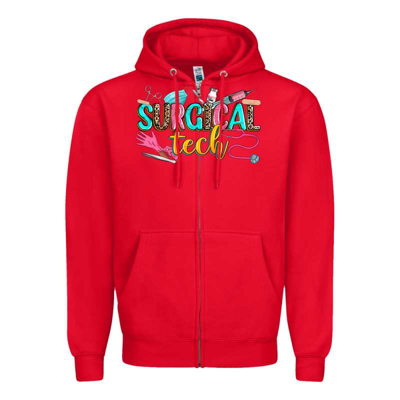 Surgical Tech Zipper Hoodie by Zillion Design Studio | Teevron