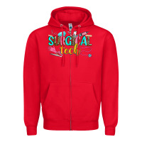 Red surgical tech Zipper Hoodie - Zillion Design Studio