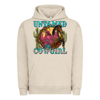 Pigment French Oak untamed cowgirl Urban Hoodie - NancyCooperArtShop
