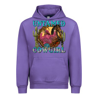 Tulip untamed cowgirl Urban Hoodie - NancyCooperArtShop