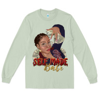 Matcha self made babe afro black woman Long Sleeve Tee - texasbilliewilder