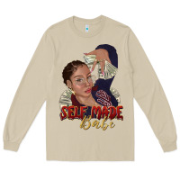 Mushroom self made babe afro black woman Long Sleeve Tee - texasbilliewilder