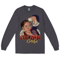 Smoke self made babe afro black woman Long Sleeve Tee - texasbilliewilder
