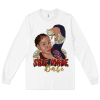 White self made babe afro black woman Long Sleeve Tee - texasbilliewilder