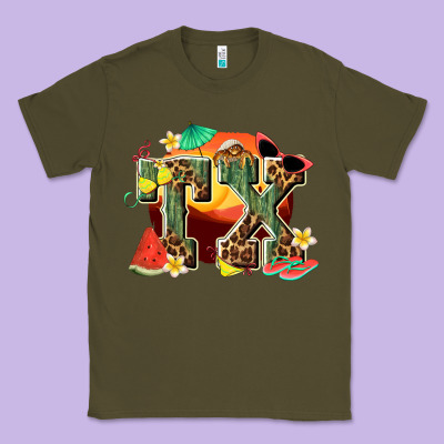 Summer Tx Classic Tee Designed By Texasbilliewilder