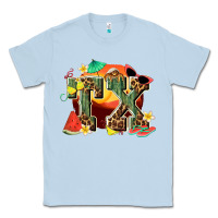 Dusty Blue summer tx Classic Tee - texasbilliewilder
