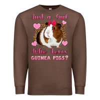 Chestnut Just A Girl Love Who Loves Guinea Pigs Premium Sweatshirt - Artiststas