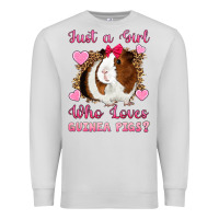 Dove Grey Just A Girl Love Who Loves Guinea Pigs Premium Sweatshirt - Artiststas