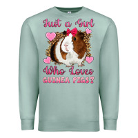 Seafoam Just A Girl Love Who Loves Guinea Pigs Premium Sweatshirt - Artiststas