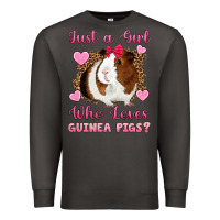 Smoke Just A Girl Love Who Loves Guinea Pigs Premium Sweatshirt - Artiststas