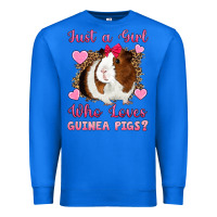 True Royal Just A Girl Love Who Loves Guinea Pigs Premium Sweatshirt - Artiststas