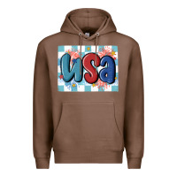 Chestnut usa retro Premium Hoodie - MaliasSmallBusiness