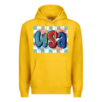 Lemon usa retro Premium Hoodie - MaliasSmallBusiness