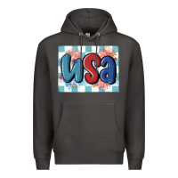 Smoke usa retro Premium Hoodie - MaliasSmallBusiness