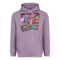 Lavender educator of tiny humans Heavyweight Hoodie - AdoDesignShop