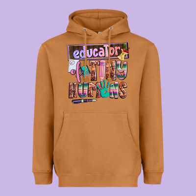 Educator Of Tiny Humans Heavyweight Hoodie Designed By Adodesignshop