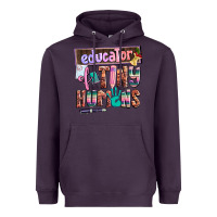 Plum educator of tiny humans Heavyweight Hoodie - AdoDesignShop