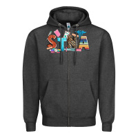 Charcoal Heather stna Zipper Hoodie - Zillion Design Studio
