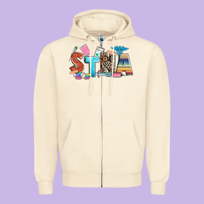 Stna Zipper Hoodie Designed By Zillion Design Studio
