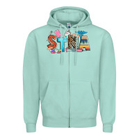 Seafoam stna Zipper Hoodie - Zillion Design Studio