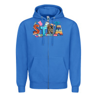 True Royal stna Zipper Hoodie - Zillion Design Studio