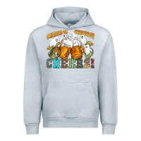 Heather Grey western cheers with ghosts Urban Hoodie - NancyCooperArtShop
