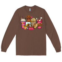 Chestnut dachshund coffee cups Long Sleeve Tee - Zillion Design Studio