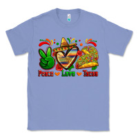 Colony Blue peace love tacos Classic Tee - Zillion Design Studio