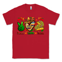 Red peace love tacos Classic Tee - Zillion Design Studio