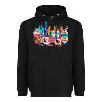 Black art teacher coffee cup Heavyweight Hoodie - AdoDesignShop