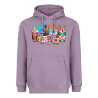 Lavender art teacher coffee cup Heavyweight Hoodie - AdoDesignShop