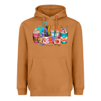 Meerkat art teacher coffee cup Heavyweight Hoodie - AdoDesignShop